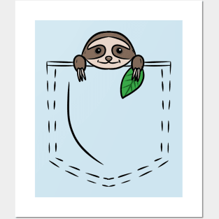 POCKET SLOTH Posters and Art